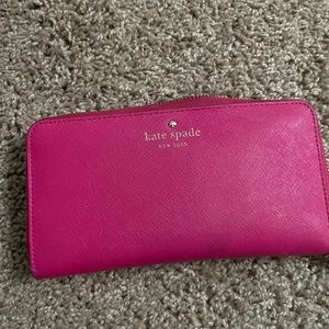 Pink authentic Kate Spade wallet!